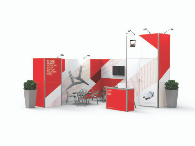 Provendi Clever Frame messestand